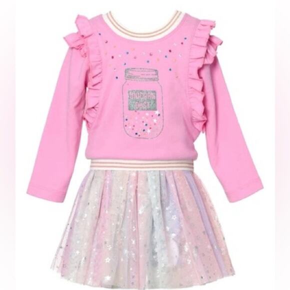 Truly me unicorn dust sweater & dress set size 4 - Picture 1 of 7